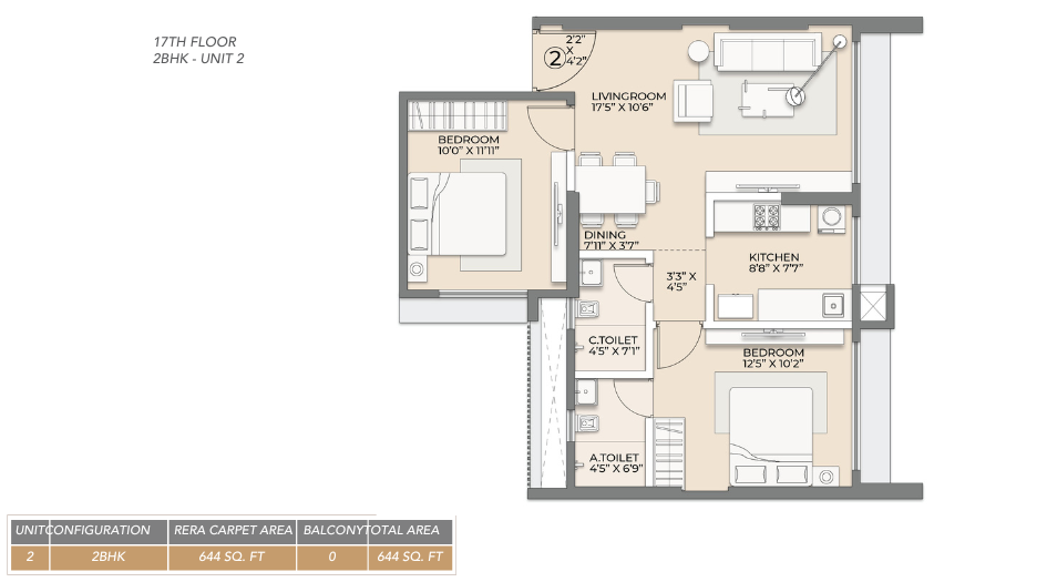 Arkade-Vistas-Floor-Plan-2-BHK-644-Sqft
